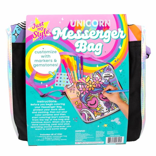 Just My Style® Unicorn Messenger Bag